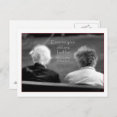 Isaiah 46:4 Selbst in deinem Alter bin ich das gle Postkarte (Vorne/Hinten)