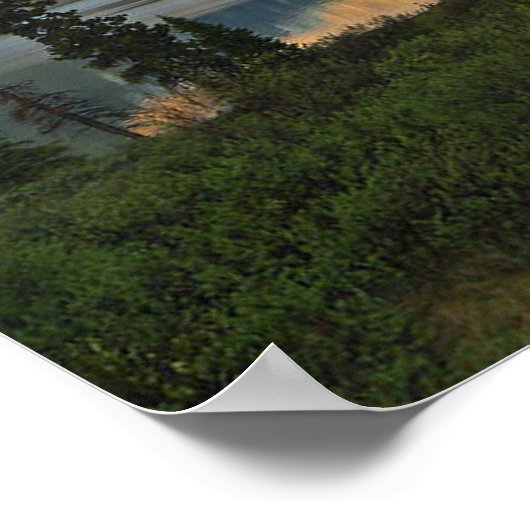 Isaiah 49:13 Mountain Sunset Poster (Ecke)