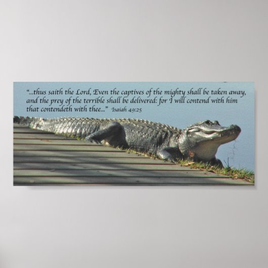 Isaiah 49: 25 poster (Vorne)