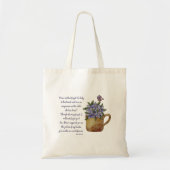 Isaiah 49 Bible Scripture Verse Vergiss Me Nots Tragetasche (Vorne)