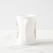 Isaiah 52:7 - Wie schön auf den Bergen Porzellantasse (Rückseite)