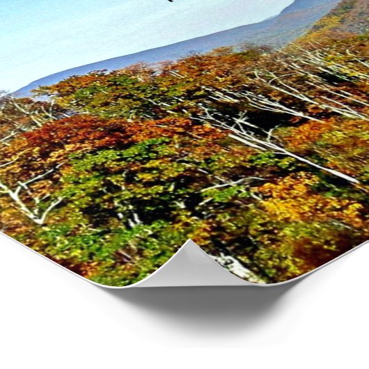 Isaiah 52:7 Wie schön auf den Bergen .... Poster (Ecke)