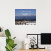 Isaiah 52:7 Wie schön auf den Bergen sind die Poster (Heimbüro)