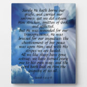 Isaiah 53:4-6 fotoplatte (Vorderseite)