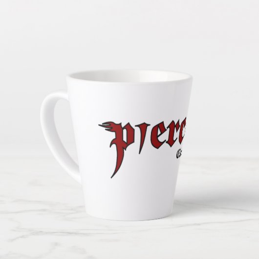 Isaiah 53:5 Er wurde durchbohrt Milchtasse (Linke Ecke)