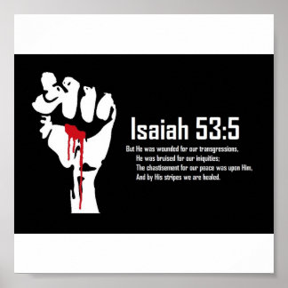 Isaiah 53:5 poster