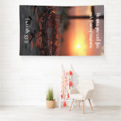 Isaiah 53:5 Scripture Art with Crown of Thorns  Banner (Insitu)