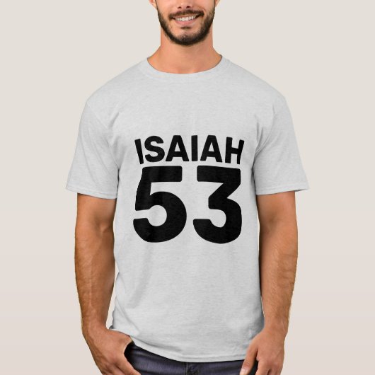 ISAIAH 53, MESSIANISCHE JÜDISCHE T - SHIRT (Vorderseite)