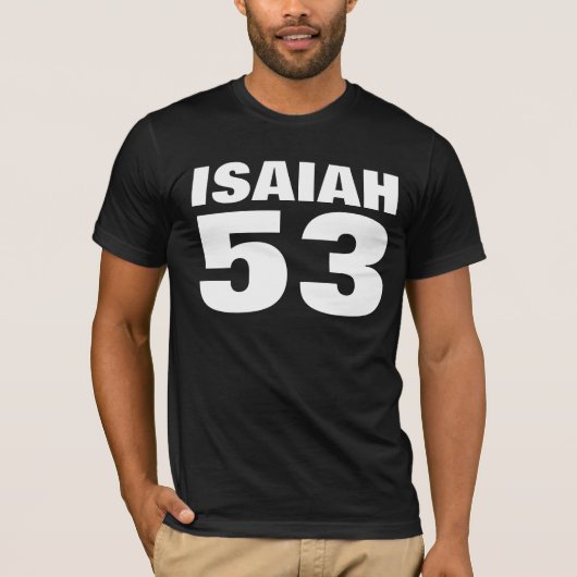 ISAIAH 53 messianische jüdische T - Shirt (Vorderseite)