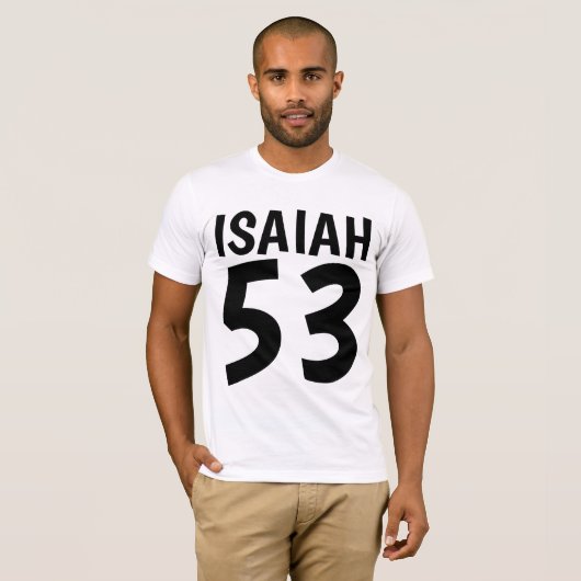 ISAIAH 53 messianische jüdische T - Shirt (Vorne ganz)