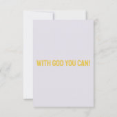 Isaiah 54:13 KJV Bible Scripture Pic Greeting Karte (Rückseite)