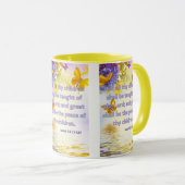 Isaiah 54:13 KJV Bible Scripture Pic Two-Tone Tasse (VorderseiteRechts)