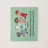 Isaiah 54:13 Und all deine Kinder werden gelehrt w Puzzle (Vertikal)