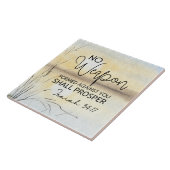 Isaiah 54 17 Keine Waffe gegen euch gebildet Bibel Fliese (Seite)