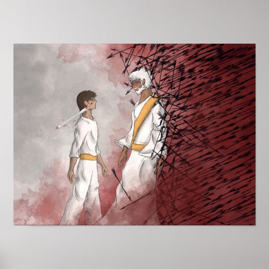 Isaiah 54:17 / Römer 8:28 Poster (Vorne)