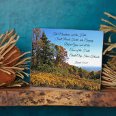 Isaiah 55:12 Die Berge und die Hügel werden.. Fotoplatte (Seite)