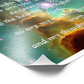 ISAIAH 55, 8-9 FOTODRUCK (Ecke)