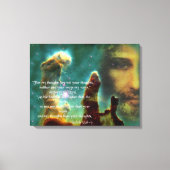 ISAIAH 55, 8-9 LEINWANDDRUCK (Vorderseite)