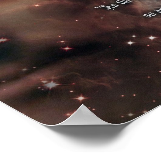 Isaiah 55:8-9 poster (Ecke)