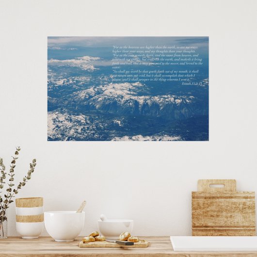 Isaiah 55 poster (Küche)
