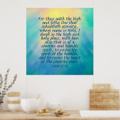 Isaiah 57:15 poster (Küche)