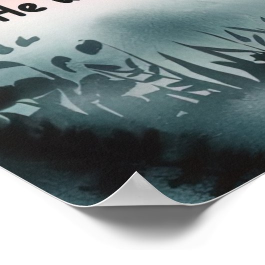 Isaiah 58:11 Christliches Poster (Ecke)