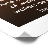 Isaiah 58:11 - Kunstposter Poster (Ecke)