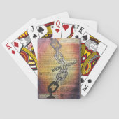 Isaiah 58:5-6 - "Durchbruch" Spielkarten (Rückseite)