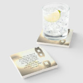 Isaiah 58:6 Eine Art Fasten, die ich ausgewählt ha Steinuntersetzer (Seitenansicht)