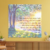 Isaiah 58:8 leinwanddruck (Insitu (Wohnzimmer))