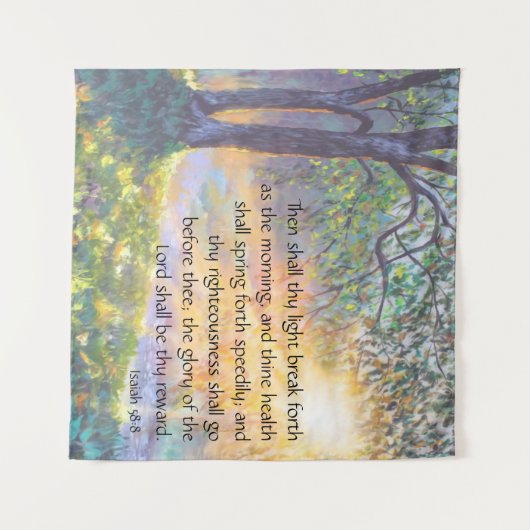 Isaiah 58:8 wandteppich (Vorderseite (Horizontal))