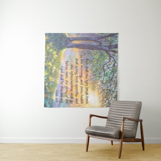 Isaiah 58:8 wandteppich (Beispiel (Horizontal))