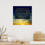 Isaiah 59:19 Poster (Küche)