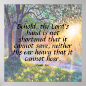 Isaiah 59:1 poster (Vorne)