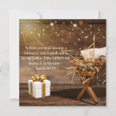 Isaiah 60:22 Schwangerschaftsankündigung Einladung (Vorderseite)
