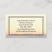 Isaiah 60:2 Dunkelheit soll die Erdbibel bedecken Visitenkarte (Rückseite)