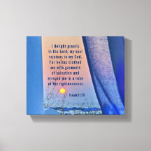 Isaiah 61:10 Ich freue mich sehr in der Lord Bible
