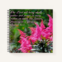 Isaiah 61:11 Pink Floral Inspiration