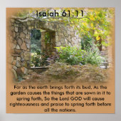 Isaiah 61:11 poster (Vorne)