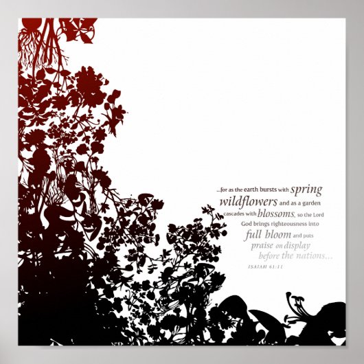 Isaiah 61:11 poster (Vorne)