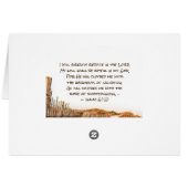 Isaiah 61:1,3 Bind up the brokenhearted, Card (Rückseite Horizontal)