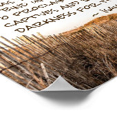 Isaiah 61:1 Binden Sie das verzweifelte Herz, Schr Poster (Ecke)