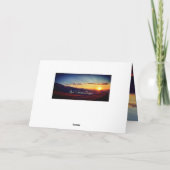 Isaiah 61:3 Er schickte mich, Schönheit für Asche  Karte (Rückseite)