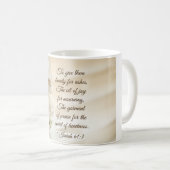 Isaiah 61:3 Schönheit für Retter, Bibelverse, Orch Kaffeetasse (VorderseiteRechts)