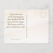 Isaiah 61:3 Schönheit für Retter, Bibelverse, Orch Postkarte (Rückseite)