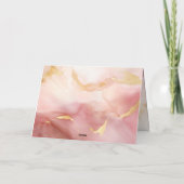 Isaiah 61 3 Schönheit von Ashes Bible Verse Pink Karte (Rückseite)