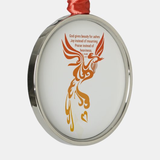 Isaiah 61 Phoenix Premium Round Ornament (Rechts)