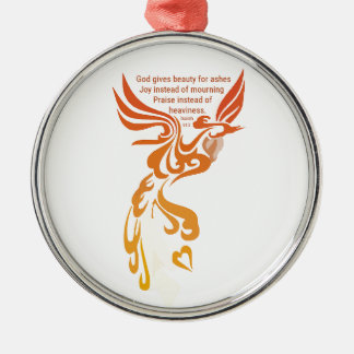 Isaiah 61 Phoenix Premium Round Ornament