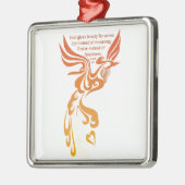 Isaiah 61 Phoenix Premium Square Ornament (Links)