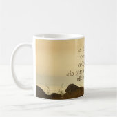 Isaiah 64:4 Bible Verse Schöne Ozeanschlucht Kaffeetasse (Links)